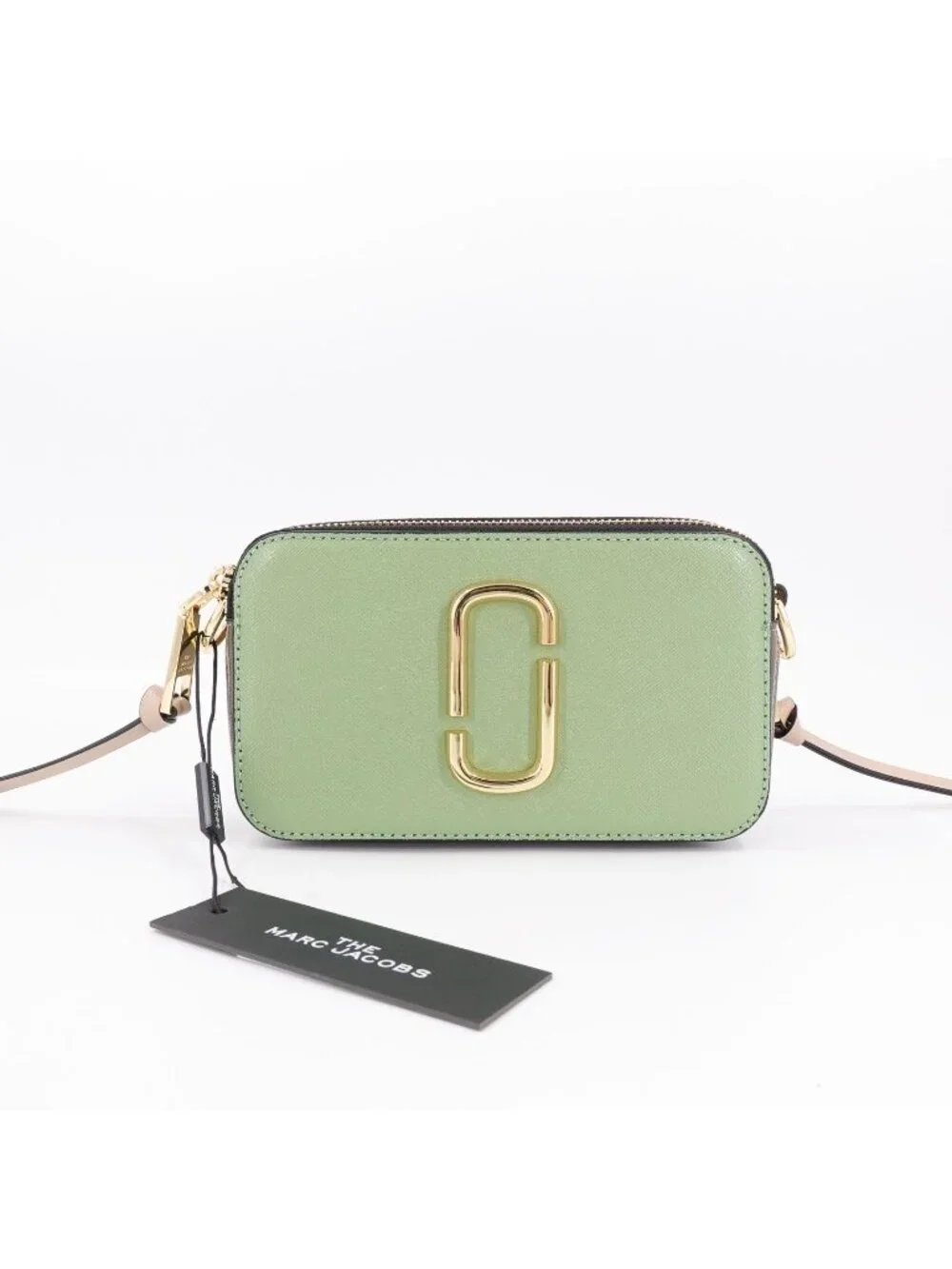 Marc Jacobs Snapshot Small Leather Camera Bag Green OS